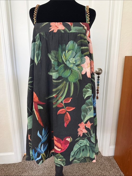 FARM Rio Dresses & Skirts - FARM Rio Midnight Macaw Fiesta Mini Dress L